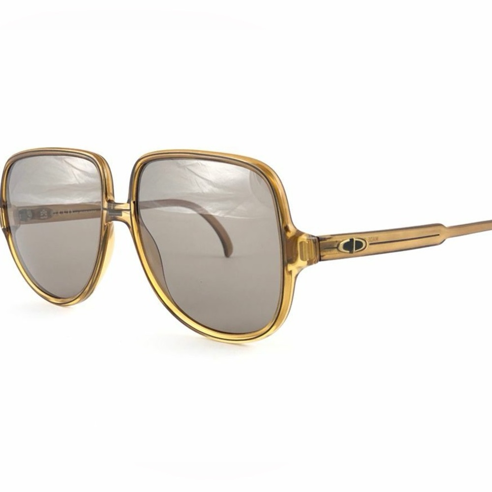Vintage 1970s Christian Dior Monsieur Oversized Sunglasses | Germany | Unisex - Picture 3 of 16